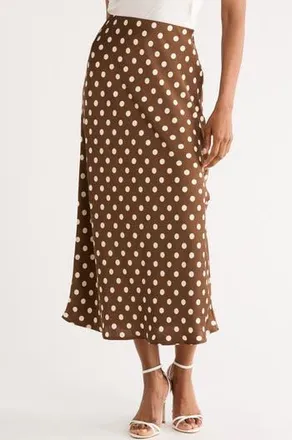 Joie Printed Maxi Skirt in Teddy Polka Dot Print at Nordstrom Rack, Size X-Small