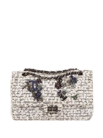 Chanel tweed shoulder bag - women - Fabric - One Size - White