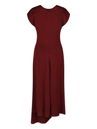 Victoria Beckham Womens Dresses Red Acetate