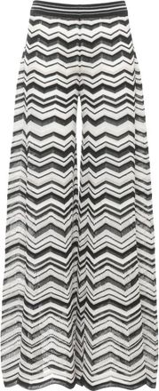 D.exterior Broeken, Dames, Veelkleurig, S, Wol, Wide Broeken