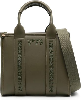 V° 73 small Shopping ECHO 73 tote bag - women - Polyester/Polyurethane - One Size - Green