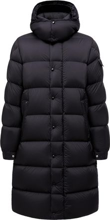 Moncler Moncler Hanoverian Hooded Long Down Jacket, Men, Black, Size: 1