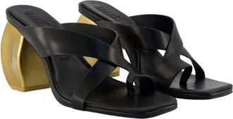 Cult Gaia Womens Nina Pumps - Cult Gaia Leather Multicolor Cowhide Shoes