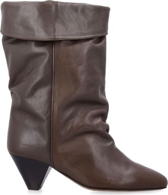 Isabel Marant Dark Brown Solid Boots
