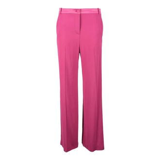 Patrizia Pepe Dames, Broeken, Roze, Maat: M Viscose