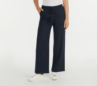 Ellen Tracy Womens Wide Leg Pant