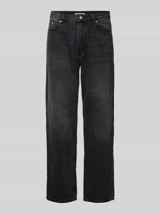 Review Essentials Straight Leg Jeans in Black, Größe 31/30