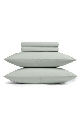 Parachute Brushed Cotton Sheet Set in Sage at Nordstrom, Size Queen