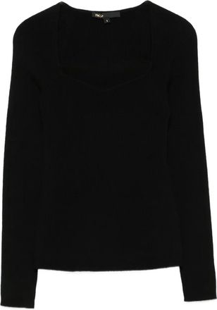 Maje Maglione in lana - Nero