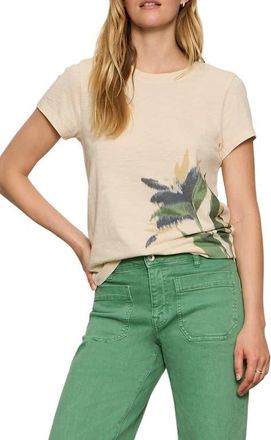 Sanctuary The Perfect T-Shirt in Tahiti Placement White at Nordstrom, Size Xx-Small P