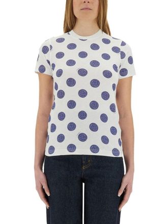 Moschino Ballpoint Pen Polka Dots T-Shirt