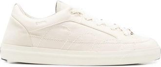 Santha Contrast-stitched Leather Sneakers