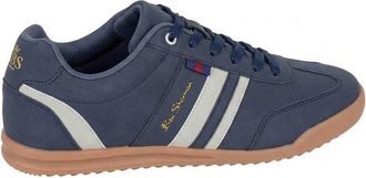 Ben Sherman Heren Feedback Faux Nubuck Sneakers (Marineblauw/Grijs)