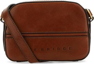 The Bridge Daphne Crossbody Bag - Dames - Schoudertassen - Bruin - ONE Size - Leer - Tassen
