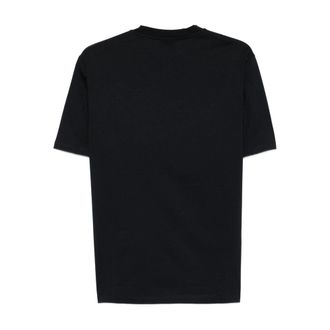 Emporio Armani Embroidered Logo T-Shirt - Blue