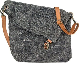 Vintage Addiction Foldover Crossbody Bag in Black/White at Nordstrom Rack