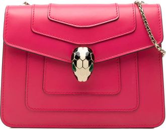 Bulgari Pre-owned Bvlgari Small Leather Square Serpenti Forever Chain Crossbody Ladies 04OLFOV4MMZV12MW