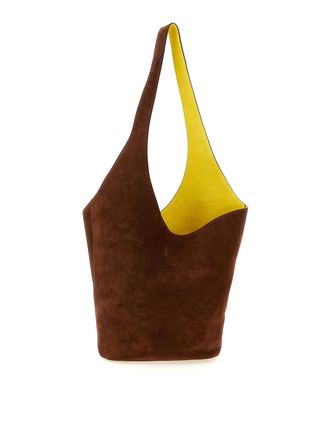 Alberta Ferretti Suede Shoulder Bag