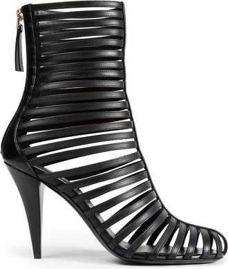 Givenchy Cage Leather Ankle Boots