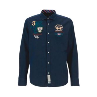 La Martina Casual Shirts, male, Blue, S, Casual Shirt
