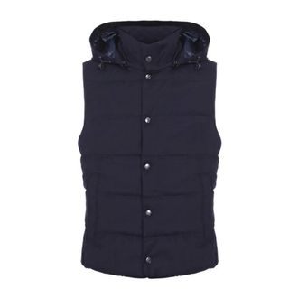 Montecore Padded Gilet With Detachable Hood - male - Montecore - Waistcoats - Blue - L - Jackets
