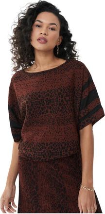 Joseph Ribkoff Stijlvolle Top voor Vrouwen - Dames - Blouses - Bruin - XL - Overhemden