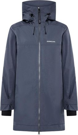Didriksons 1913 Eris Parka - Dames - Mantels - Blauw - Maat: 2XL Polyamide