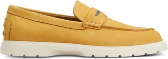Tod's leather loafers - men - Calf Leather/CALFSKIN/Rubber - 10.5 - Yellow