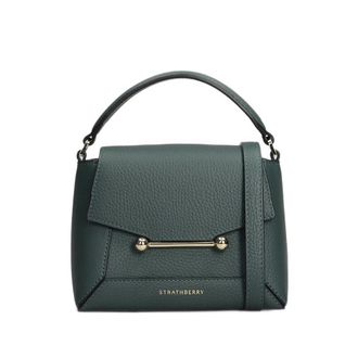 Strathberry Nano Mosaic Bar-detail Grained Mini Bag