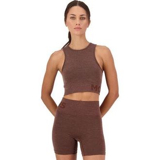 Mons Royale Solace Merino Seamless Tank Top - Womens in Henna at Nordstrom, Size X-Small