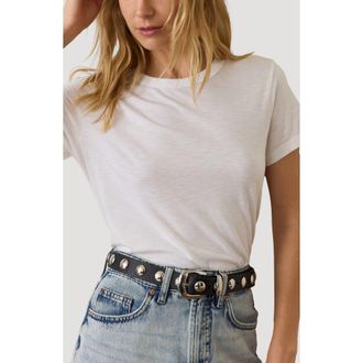 Marine Layer Tried & True Crewneck T-Shirt in White at Nordstrom, Size X-Small