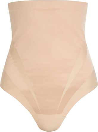 Spanx Transform High-waist Sculpting Thong - Beige - S (UK8-10 / S)