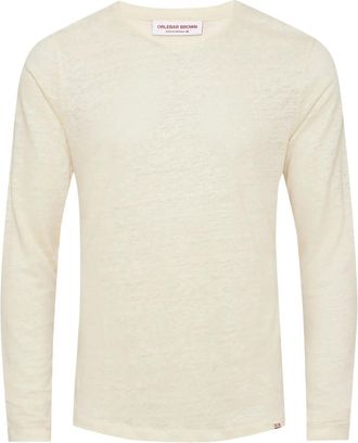 Orlebar Brown linen t-shirt - White