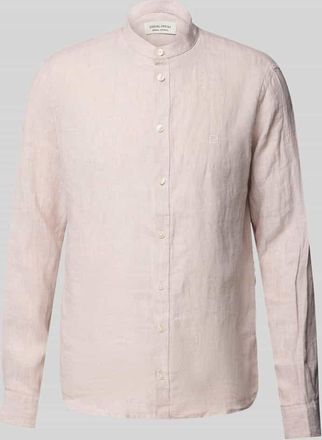 Casual Friday Casual Friday Slim Fit Freizeithemd aus Leinen Modell Anton in Stein, Größe XXL