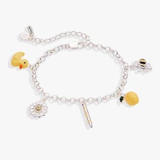 Alex and Ani Crayola x Alex and Ani Fan Favorites Sunglow Charm Bracelet in Silver at Nordstrom