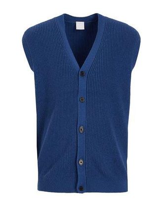 8 by YOOX ORGANIC COTTON-CACHEMERE BLEND KNITWEAR S/LESS CARDIGAN