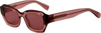 Longchamp Womens 50mm Rose Havana LO749S-613