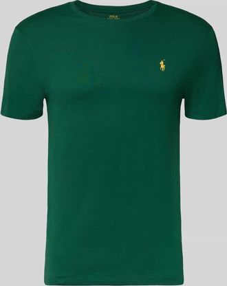 Polo Ralph Lauren T-Shirt mit Logo-Stitching in Gruen, Größe XL