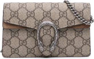 Gucci Pre-owned Shoulder Bags, female, Brown, Size: ONE SIZE Pre-owned Dionysus Chain Wallet