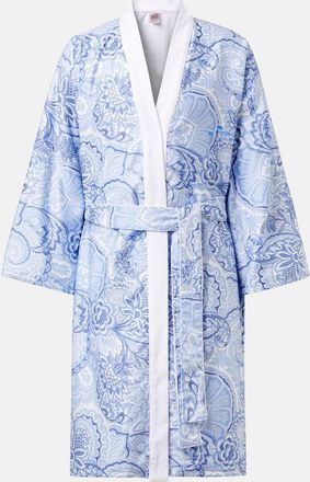 Etro Accappatoio in cotone con stampa