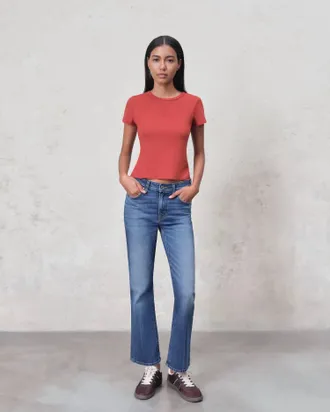 Edwin Lark Ankle Bootcut Jeans In Wilder