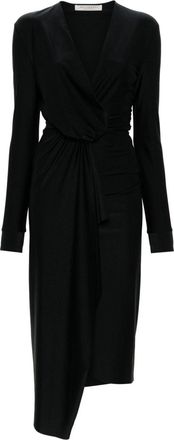 Philosophy di Lorenzo Serafini asymmetric midi dress - women - Spandex/Elastane/Polyamide - 42 - Black