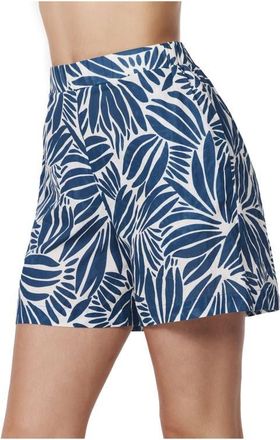 Gottex Comeback Short Cover-Up in Petrol-White at Nordstrom, Size X-Large