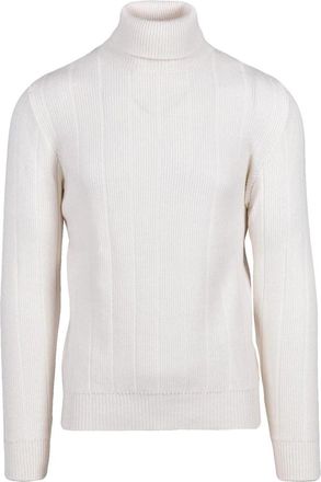Eleventy Ribbed Turtleneck Sweater In Pure Cashmere
