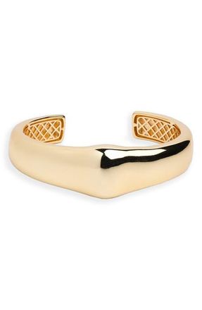 Argento Vivo Bamboo Wide Cuff Bracelet in Gold at Nordstrom