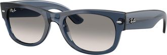 Ray-Ban RB0832SF Mega Wayfarer II Asian Fit 684532 Mens Sunglasses Blue Size 55