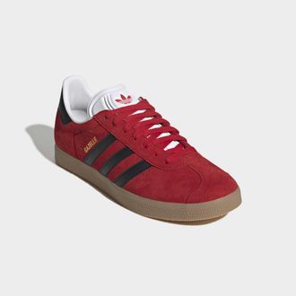 adidas Sneaker ADIDAS ORIGINALS GAZELLE, Herren, Gr. 38,5, better scarlet, core schwarz, ftwr wei&szlig;, Leder, Synthetik, Schuhe Sneaker