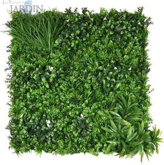 No Brand Jardin Vertical Amazonica 100x100 Cm Planta Artificial Decoraci&atilde;&sup3;n Pared Interior Exterior Jardines Verticales