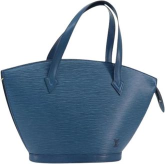 Louis Vuitton Pre-owned Vintage Handbag - Dames - Vintage Handtas - Blauw - ONE Size - Leer - Vintage