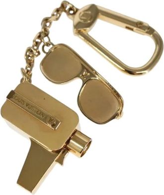 Louis Vuitton Pre-owned Accessories, female, Yellow, Size: ONE SIZE Pre-owned Metal Key-Holder